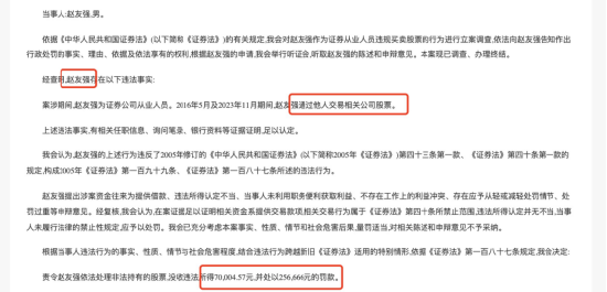 多人遭证监会处罚：展翔被罚没1.59亿，民生证券保荐代表人金亚平从业17年违规炒股16年被罚没1000万