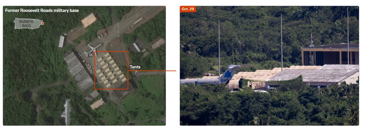 英媒发现美军正在升级一处废弃海军基地,“可能想恐吓马杜罗”